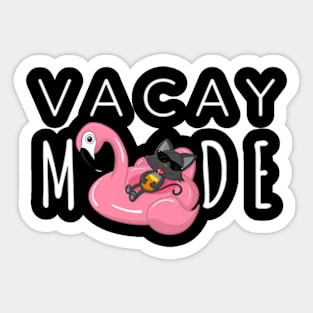 Vacay Mode Summer Vacation Beach Family Cruise Sticker